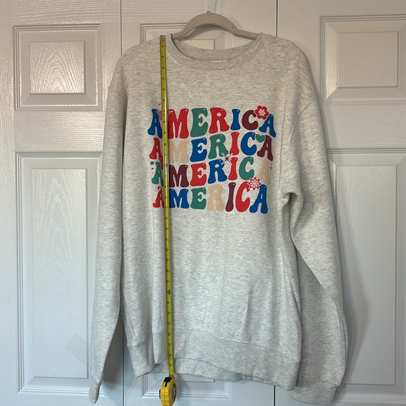 Pacific & Co Classic Crewneck Sweatshirt Retro America multicolor Size 2XL - Picture 10 of 11